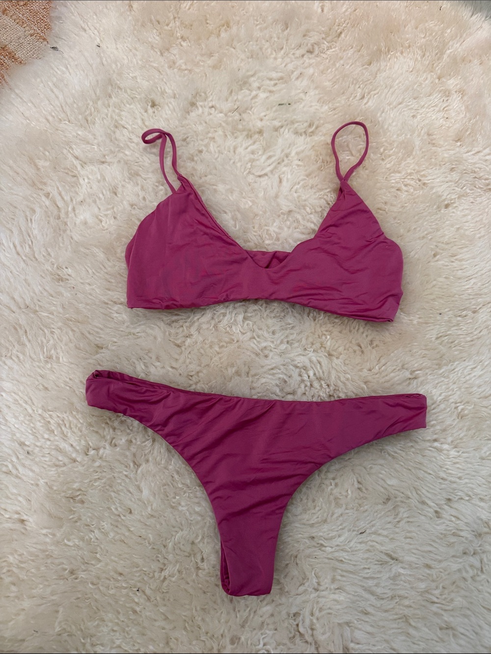 Women's Fuchsia Two-Piece Bikini Set - MAI underwear